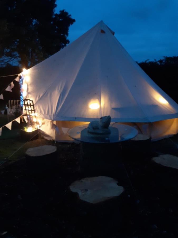The White Dove Bed And Breakfast With Bell Tents And Private Hot Tubs Coddington  Exteriér fotografie